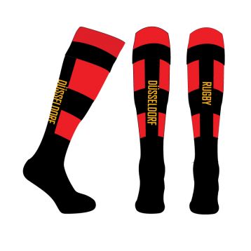 Dragons Unisex Club Match Socks Red/Black