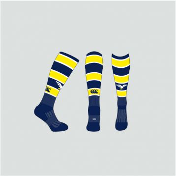 ROC Unisex Club Match Socks Navy/Yellow