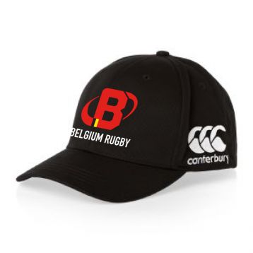 Belgium Rugby Unisex Baseball Cap Black