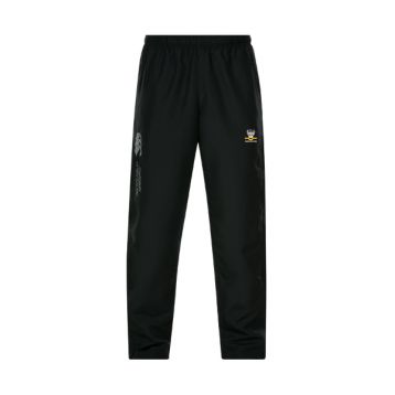 Aachen Mens Tapered Open Hem Stadium Pants Black