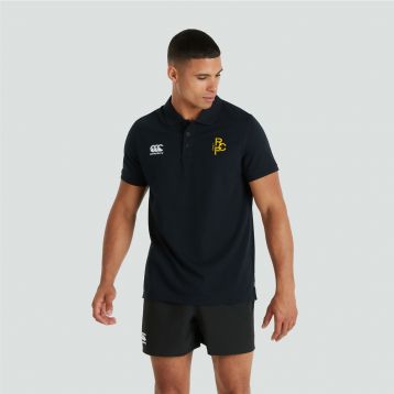 RCF Mens Waimak Polo Shirt Black