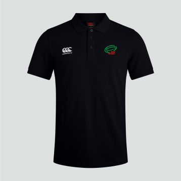 NRW Rugby Mens Waimak Polo Shirt Black