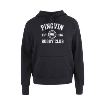 Pingvin Mens Club Hoody  Black