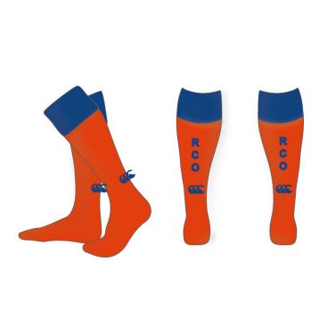 RCO Unisex Club Match Socks Orange/Blue