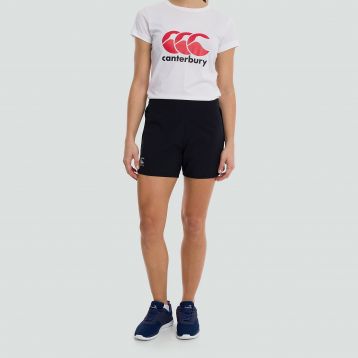 Womens Woven Gym Shorts zwart