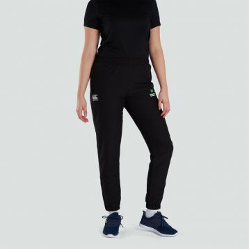 BrigandZe Womens Club Tapered Cuff Track Pants Black