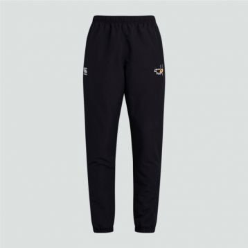 Vets Mens Tapered Cuff Track Pants Black