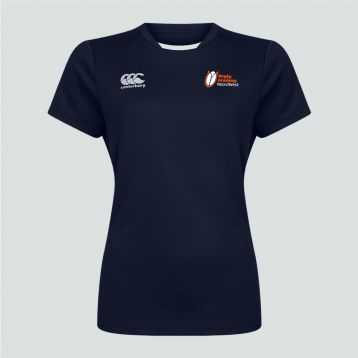 RANW Womens Club Dry Tee Navy