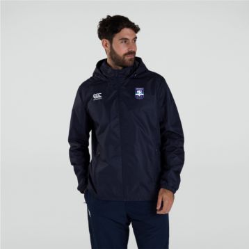 ARC Mens Club Full Zip Rain Jacket Navy