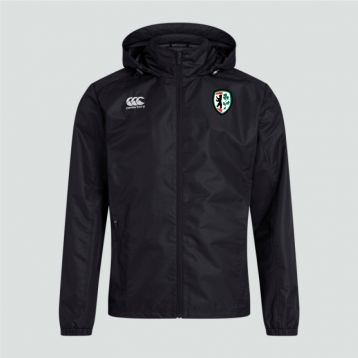 BIRFC Mens Club Full Zip Rain Jacket Black