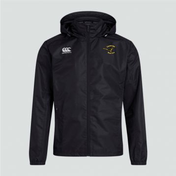 CASRC Mens Club Full Zip Rain Jacket Black