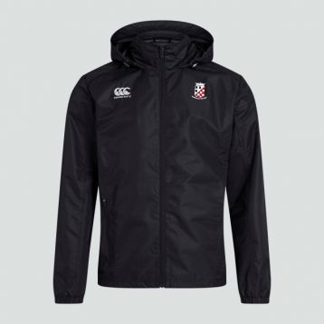 REL Mens Club Full Zip Rain Jacket Black