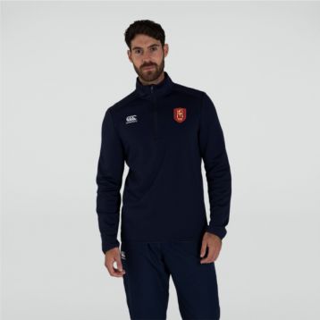 Citizens Mens Club ¼ Zip Mid Layer Training Top Navy