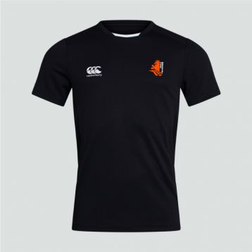 KNCB Umpires Training Dry Tee Senior Black