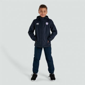 Bonn RUC Junior Unisex Club FZ Rain Jacket Navy