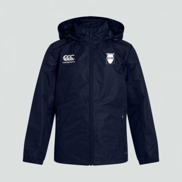 RCZ Junior Unisex Club FZ Rain Jacket Navy