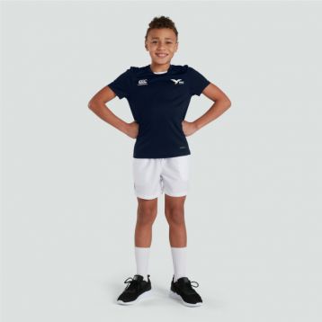 ROC Junior Unisex Club Dry Tee Navy