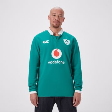 Mens Ireland Home LS Classic Jersey groen/wit