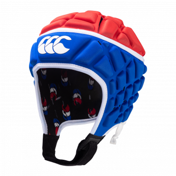 Adult Unisex Raze Headguard Blue/White/Red