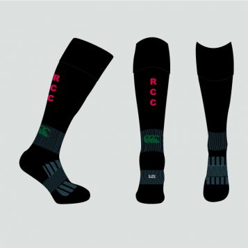 RCRCC Unisex Club Match Socks Black