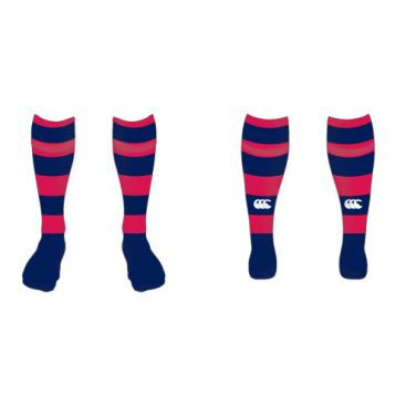 Tovaal Unisex Club Match Socks Navy/Red